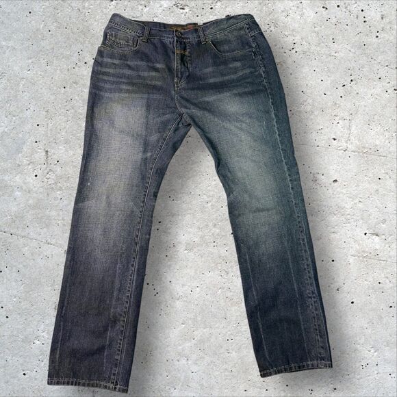 Marithe Francois Girbaud Jeans Men’s Size 38 Blue Denim Straight Leg Y2K - Picture 2 of 13